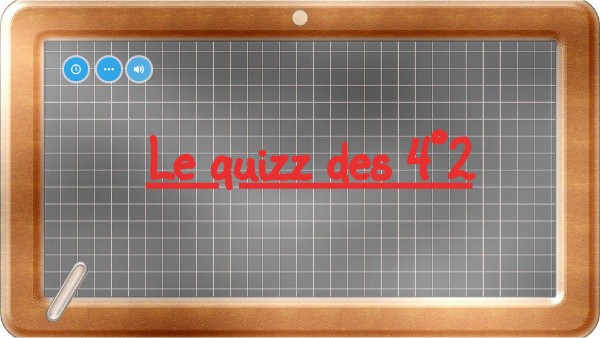 Le quizz des 4°2 | Genially