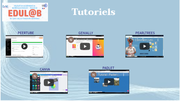 Tutoriels outils tiers ent | Genially