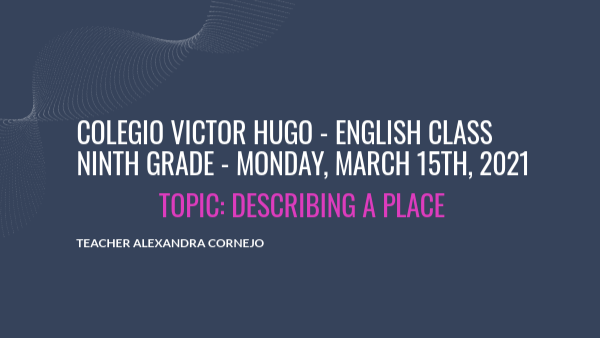 9th grade - march 15 | Genially