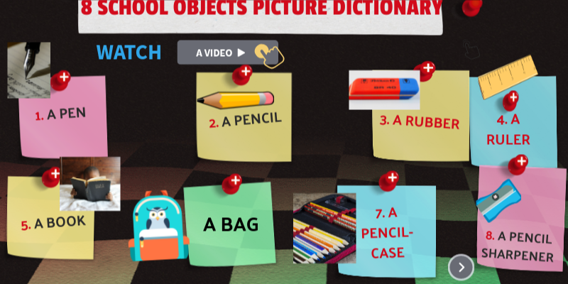 SCHOOL OBJECTS UNIT