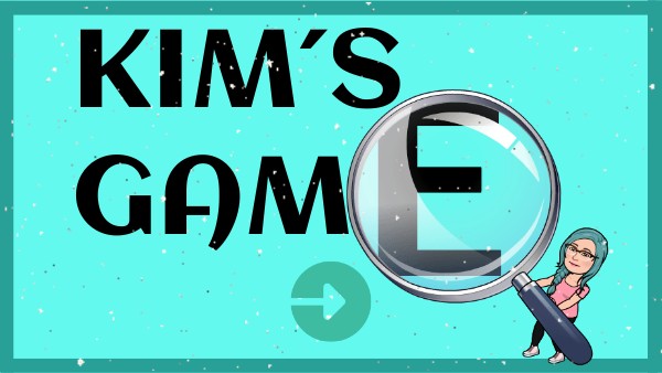 Kim's game | Genially