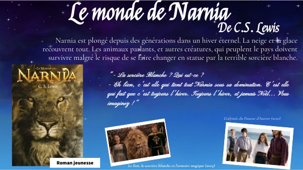 Le monde de Narnia | Genially