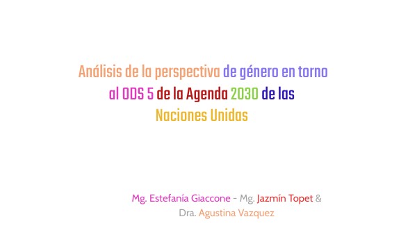 Clase Universidad ODS | Genially