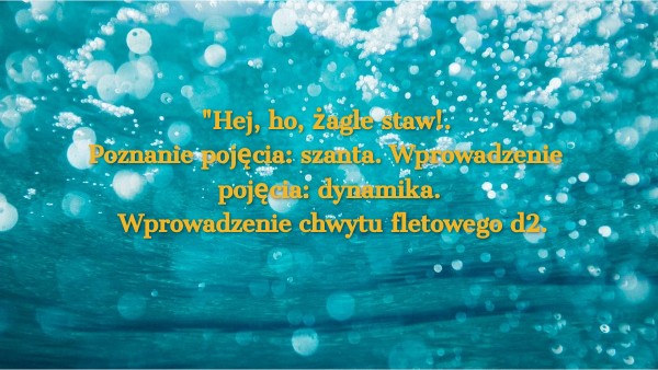 Hej Ho żagle Staw Tekst view.genially.com