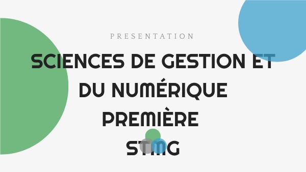 Présentation Sciences de Gestion et du Numérique | Genially