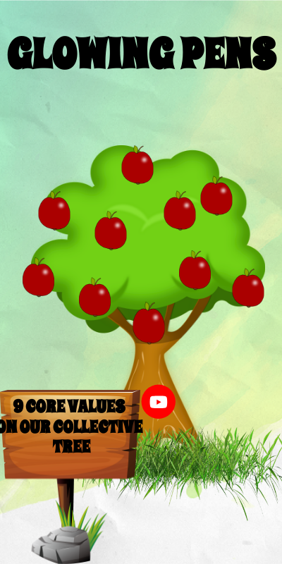 CORE VALUES FROM GLOWING PENS KIDS | Genially