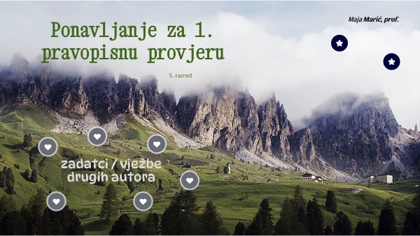 Ponavljanje za pravopisnu provjeru - 5.
