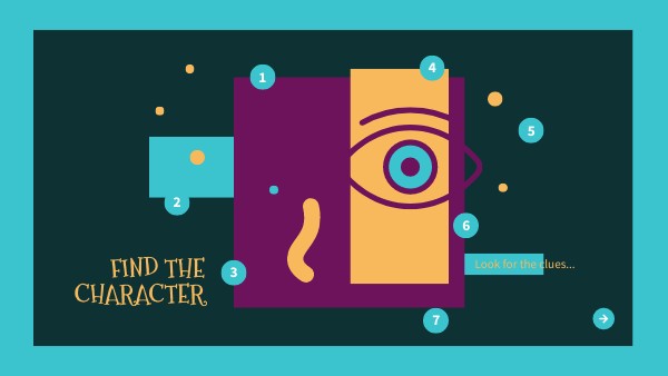 FIND THE CHARACTER | Genially