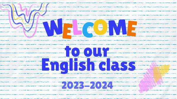 Welcome to English Class image.