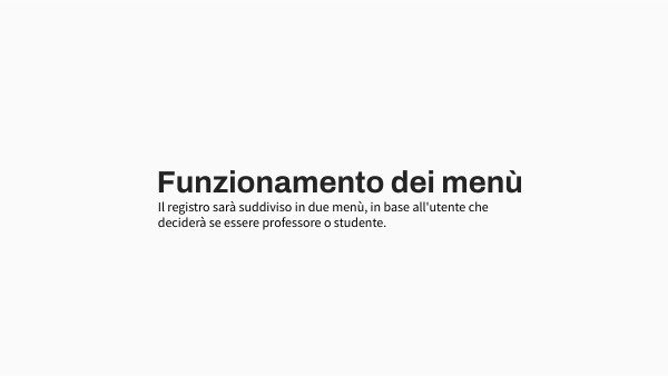 funzionamento dei menu | Genially