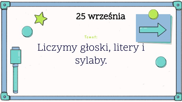 Liczymy głoski i litery | Genially