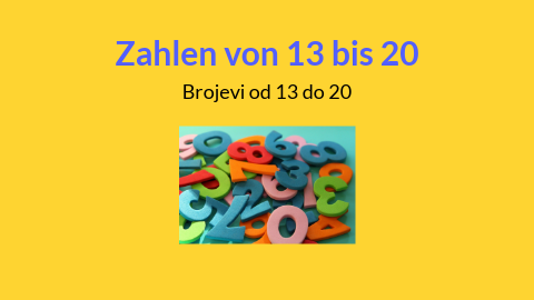 Zahlen bis 20 | Genially
