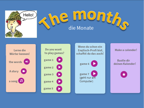 The months | Genially