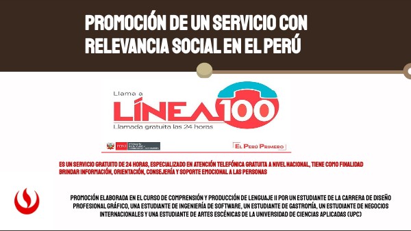 Línea 100 - Grupo 04 | Genially