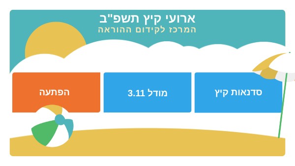 SUMMER PRESENTATION | Genially