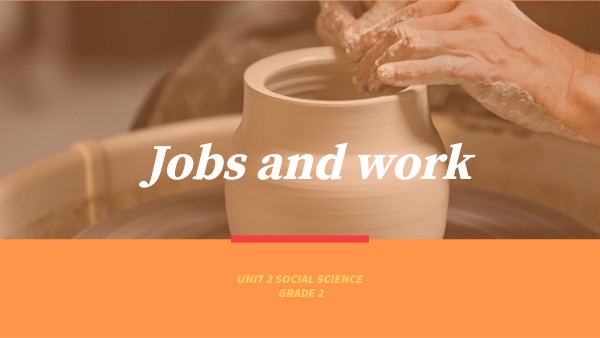JOBS AND WORK 2º primaria | Genially