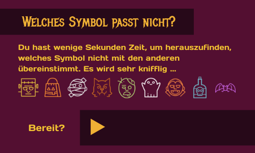 Welches Symbol passt nicht?