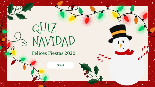 Trivia Navideña | Genially