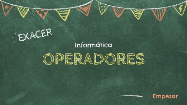 EXACER 2 - OPERADORES