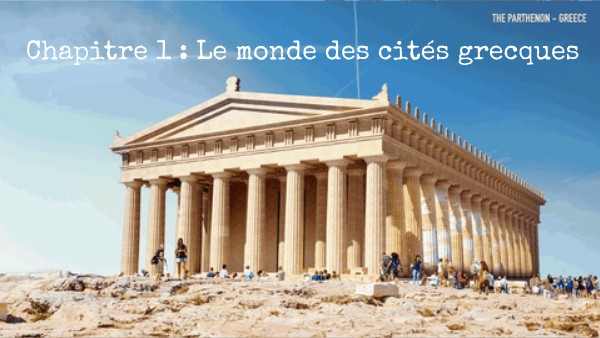 Le Monde Des Cités Grecques Pour Page De Garde 6B - Cours 6ème - Le monde des cités grecques