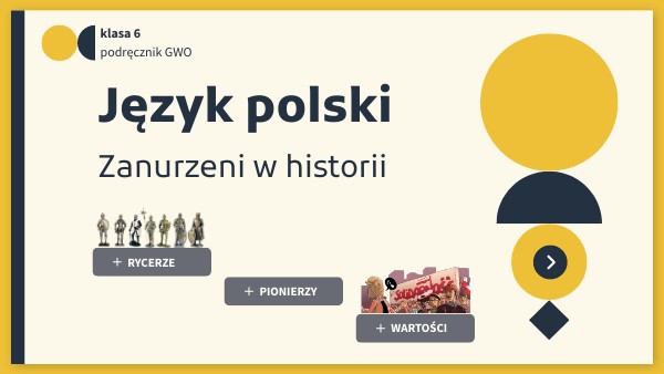 ćwiczenia Do Historii Klasa 6 kl.6 Zanurzeni w historii | Genially