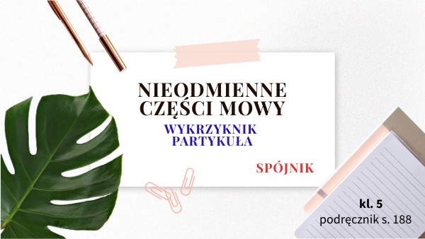 wykrzyknik i partykuła