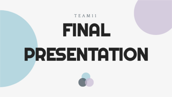 FINAL PRESENTATION