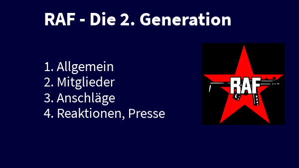 RAF Die 2. Generation