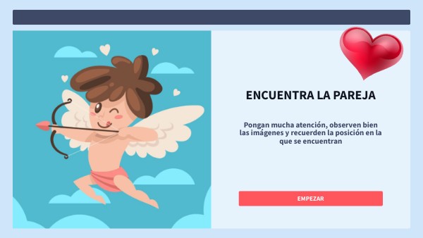 ENCUENTRA LA PAREJA Día del Amor y la Amistad | Genially