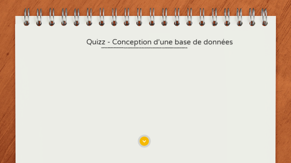 Quizz Merise | Genially