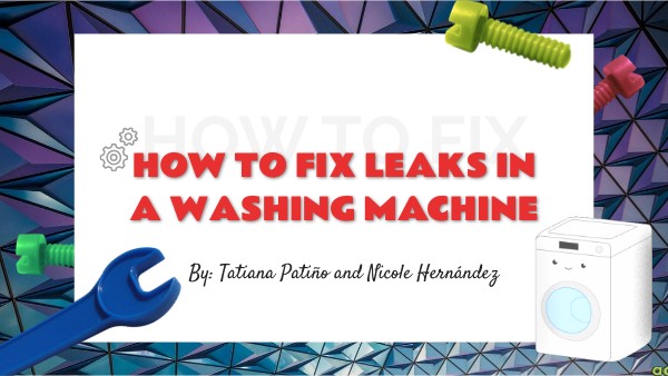 HOW TO FIX LEAKS IN A WASHING MACHINE | Genially
