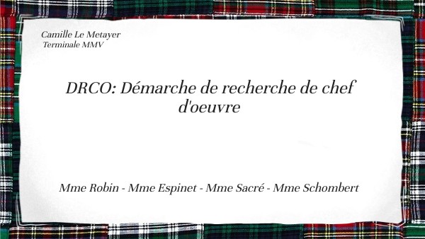 oral drco