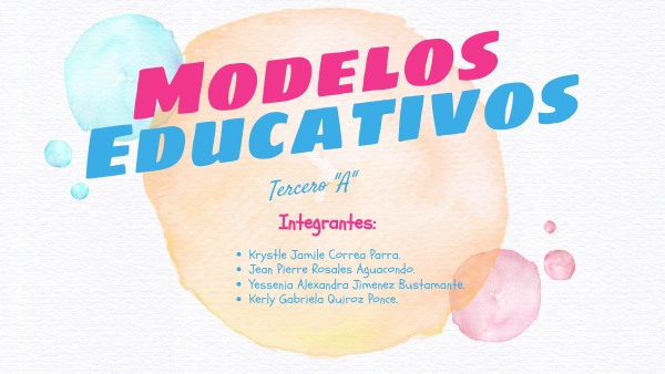 Modelo educativo | Genially