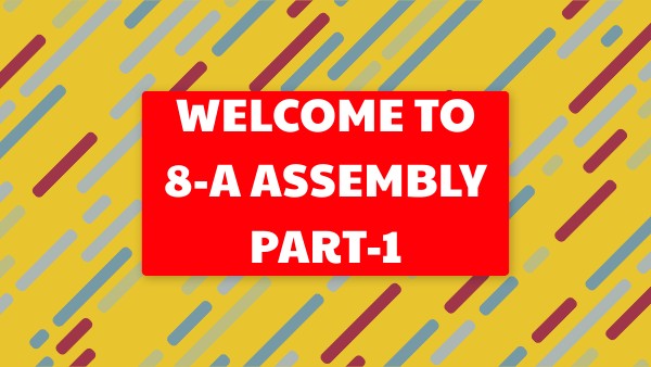 8A Presentation of the assembly | Genially
