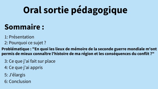 Oral Brevet | Genially