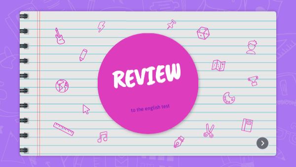 ENGLISH REVIEW | Genially