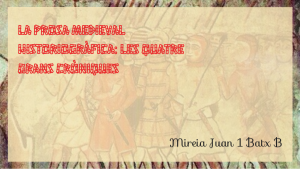 cròniques medievals | Genially