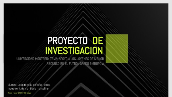 PROYECTO FINAL | Genially
