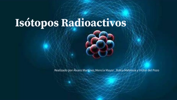 Isótopos radioactivos