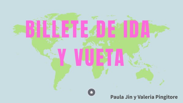 BILLETE DE IDA Y VUELTA | Genially