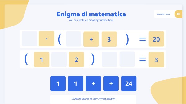 Enigma Antonio matematica