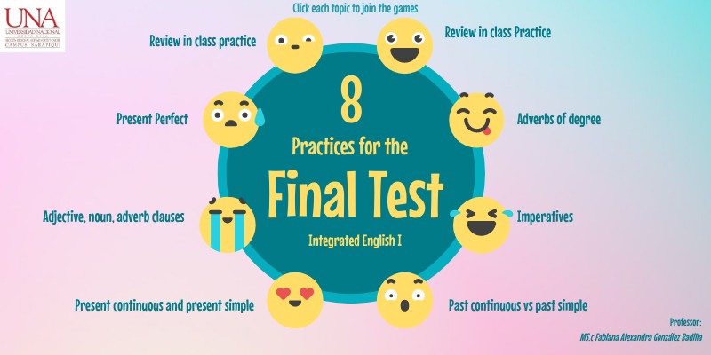 Extra Practices for final exam | Genially