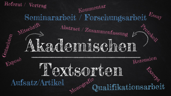 Was Gibt Es Für Textsorten Akademischen Textsorten