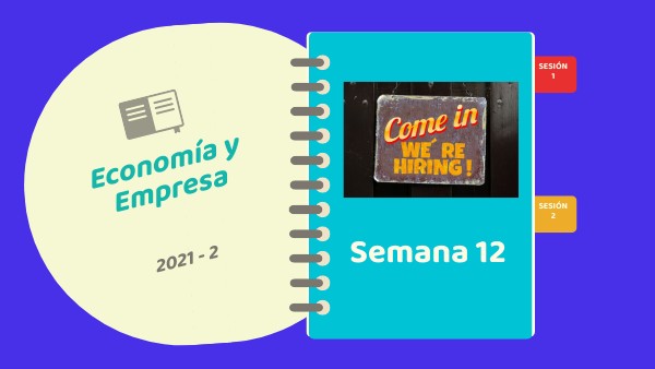 Semana 12 - EyE | Genially