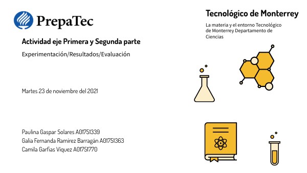 Actividad Eje - Primera y Segunda parte