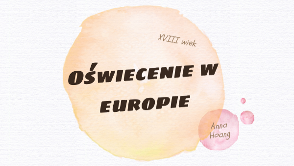 Oświecenie w Europie