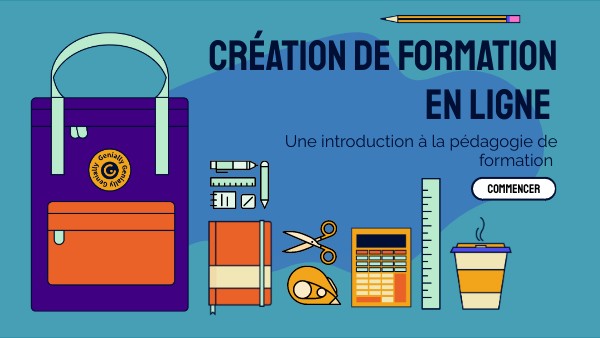 Introduction à la pédagogie de formation | Genially
