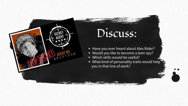 TOPIC 8 - Alex Rider | Genially