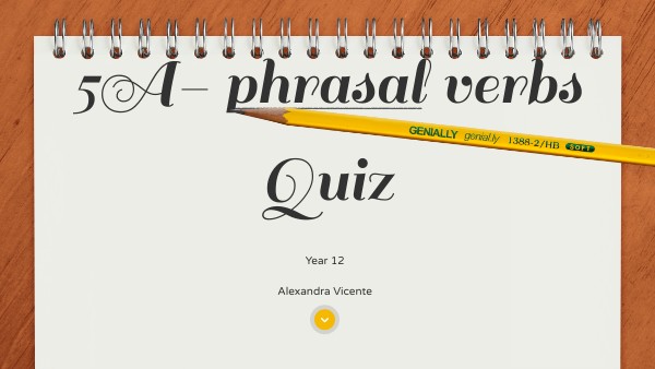 NOTEBOOK QUIZ | Genially