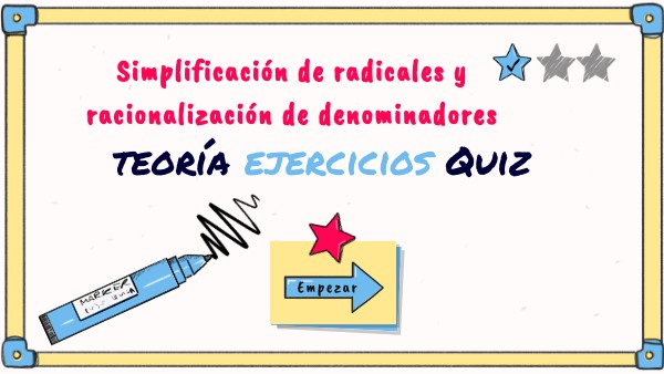 Quiz Simplificación De Radicales Genially